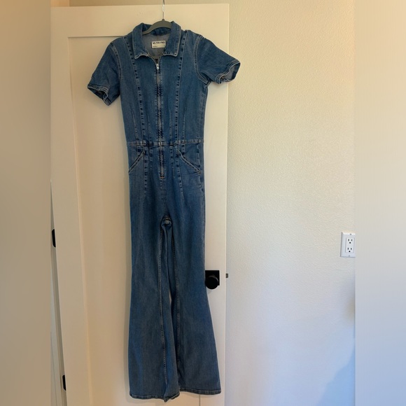 We the Free Denim Jumpsuit - Picture 1 of 2